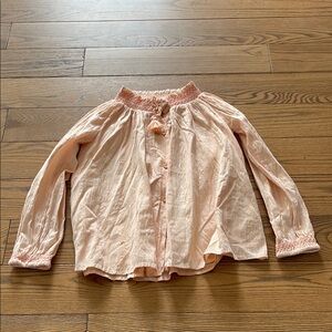 Peek Pink Blouse with Soft Fabric and Relaxed Fit